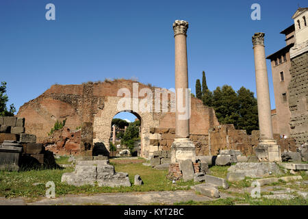 Italia, Roma, foro Romano, Basilica Aemilia Foto Stock