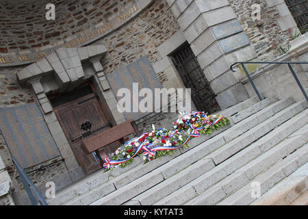 Memoriale di guerra in Saint-Lô (Francia). Foto Stock