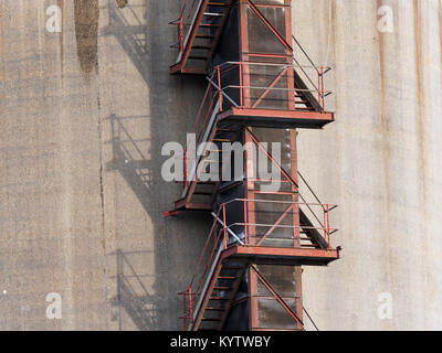 China clay Imerys e Cornwall consiglio inceneritore St Dennis.Cornovaglia Foto Stock