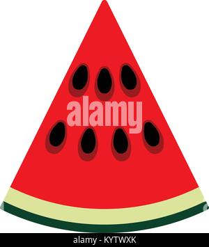 Design piatto icona del Cocomero nella UI di colori. Illustrazione Vettoriale. Illustrazione Vettoriale