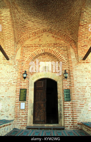 Porta della vecchia moschea in Alanya, Turchia Foto Stock