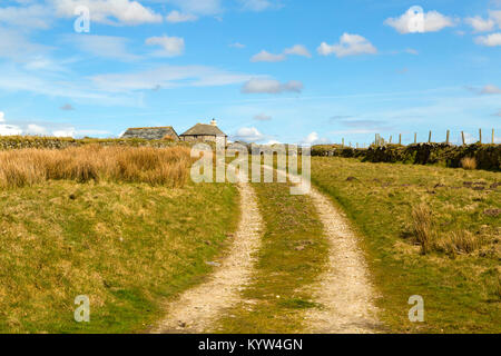 Podere isolato su Bodmin Moor vicino a St Breward Foto Stock