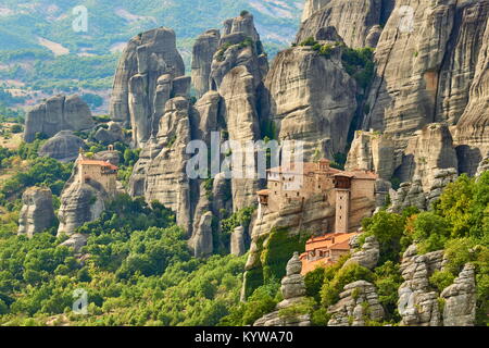 Meteora Monastero, Grecia Foto Stock