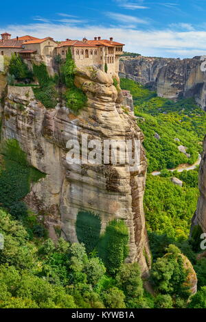 Varlaam Monastero, Meteora, Grecia Foto Stock