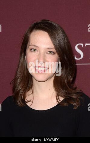 Los Angeles, CA, Stati Uniti d'America. 16 gennaio, 2018. Annes Elwy presso gli arrivi per piccole donne foto chiamata, il Langham Huntington, Los Angeles, CA 16 gennaio 2018. Credito: Priscilla concedere/Everett raccolta/Alamy Live News Foto Stock