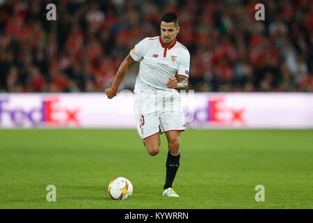 Basel, Svizzera. 18 Maggio, 2016. Vitolo (Sevilla) Calcio/Calcetto : UEFA Europa League match finale tra Liverpool FC 1-3 Sevilla FC al St. Jakob-Park a Basilea in Svizzera . Credito: Mutsu Kawamori/AFLO/Alamy Live News Foto Stock