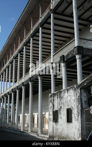 House of Wonders / Palazzo delle Meraviglie / Beit-al-Ajaib Stone Town Zanzibar, Tanzania. Foto Stock