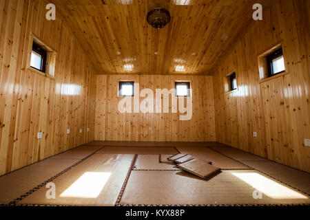 Sauna Sala interna Foto Stock