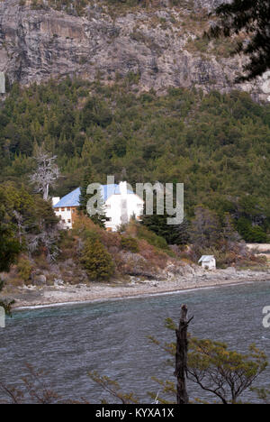 Bellissimo paesaggio autunnale vicino a Bariloche, Argentina Foto Stock