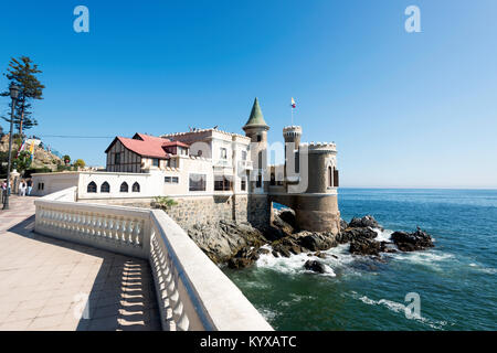 Viña del Mar, Wulff Castello, Cile Foto Stock