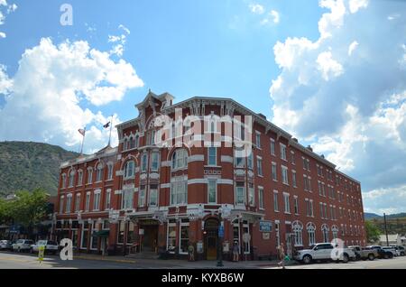 Lo storico old west strater hotel a Durango Colorado USA Foto Stock