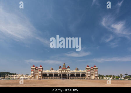 India, Karnataka, , Mysore Mysore Palace Foto Stock