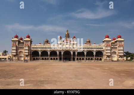 India, Karnataka, , Mysore Mysore Palace Foto Stock