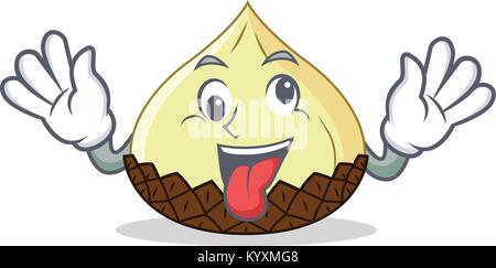 Crazy snake frutto mascotte cartoon Illustrazione Vettoriale