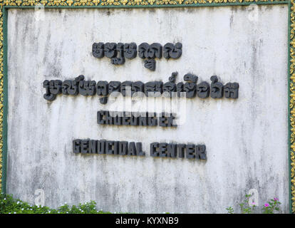 Choeung Ek genocida center presso il killing fields phnom penh Cambogia Foto Stock