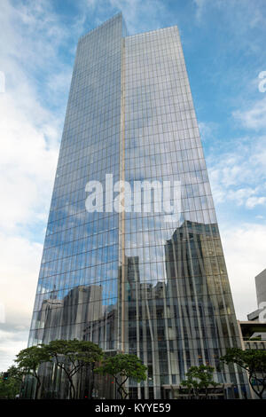 L'edificio Zuellig in Makati Central Business District in Metro Manila, Filippine Foto Stock