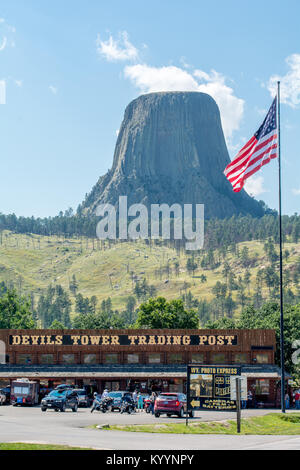 Devils Tower Foto Stock