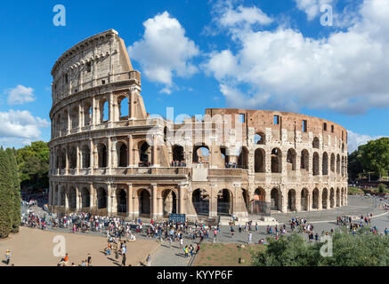 Colosseo di Roma. Il Colosseo Romano, Roma, Italia Foto Stock