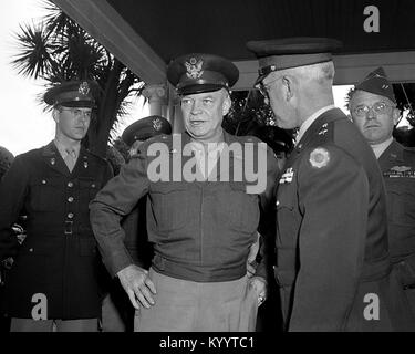 Generale Eisenhower, 1946 circa. Foto Stock
