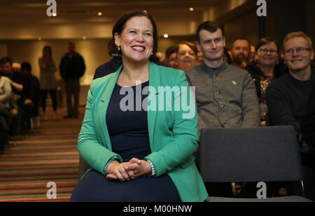 Mary Lou McDonald. Sinn Fein Vice Presidente, Mary Lou Mc Donald, sarà eletto il nuovo leader e presidente del Sinn Fein, per riuscire Gerry Adams, nel febbraio 2018. Fine. Foto Stock