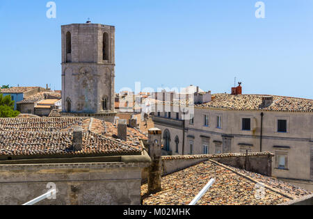 L'Italia,Puglia,Monte Sant'Angelo,San Michele Arcangelo santuario,il Belfry Foto Stock