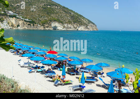 L'Italia,Puglia,Mattinata,Mattinatella beach Foto Stock