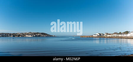 Cercando di fronte a Appledore da Instow North Devon Foto Stock