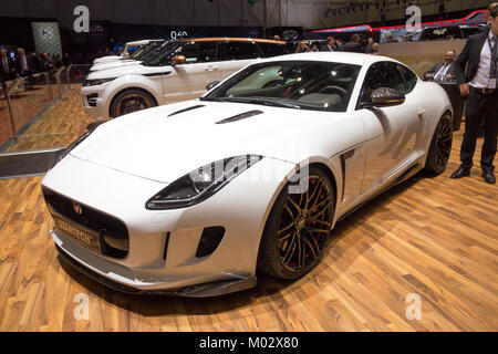 Ginevra, Svizzera - 4 Marzo 2015: Startech Jaguar F-Typeat l'ottantacinquesimo International Motor Show di Ginevra a Palexpo, Ginevra. Foto Stock