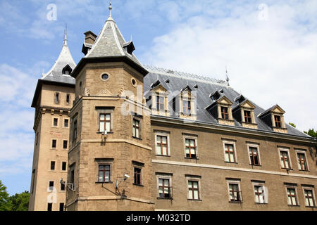 Polonia - la vista del castello di Goluchow. Grande Polonia provincia (Wielkopolska). Foto Stock