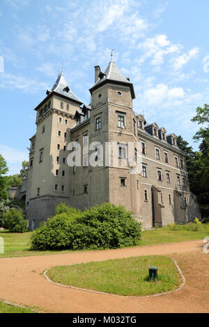 Polonia - la vista del castello di Goluchow. Grande Polonia provincia (Wielkopolska). Foto Stock