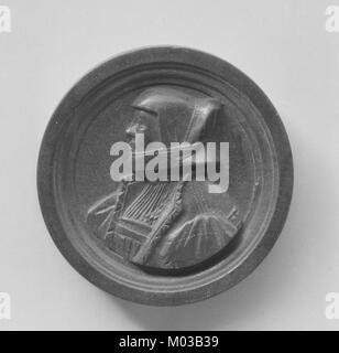 Busto di donna, antica scultura romana in marmo risalente al i secolo a.C. al i secolo d.C., attualmente ospitata al Metropolitan Museum of Art (numero oggetto: 81173). Foto Stock