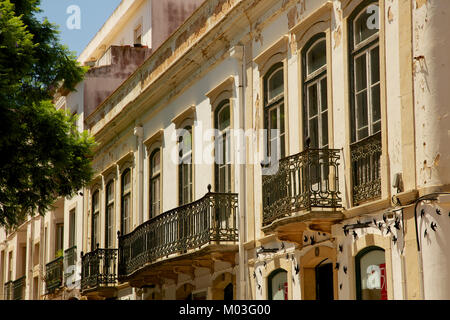 Arco da Villa, Faro, Algarve, Portogallo. Foto Stock