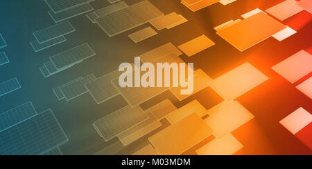 Integrazione di sistema e la migrazione dei dati come un concetto Foto Stock