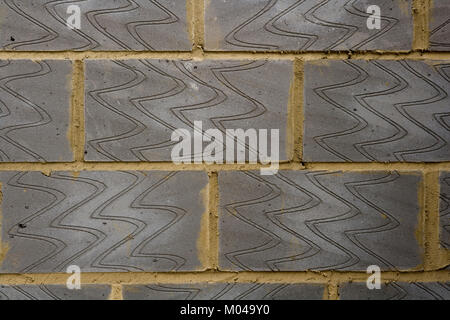 Nuovo reso leggero edificio isolato blocco di muro Foto Stock