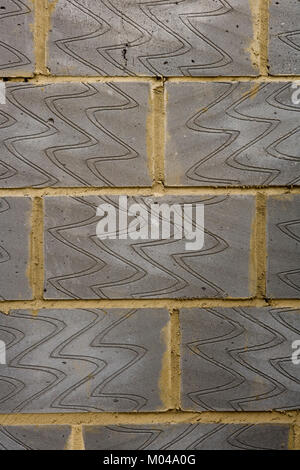 Nuovo reso leggero edificio isolato blocco di muro Foto Stock