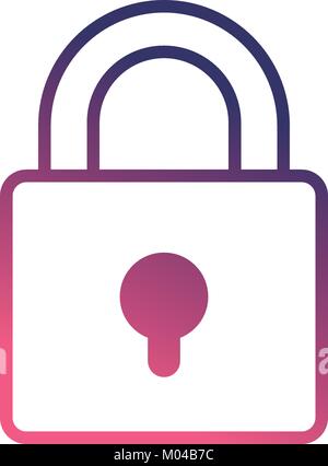 Lucchetto illustrazione vettoriale Illustrazione Vettoriale