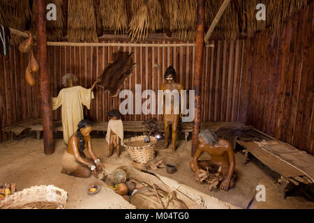 Museo, Moundville parco archeologico, Moundville, Alabama Foto Stock