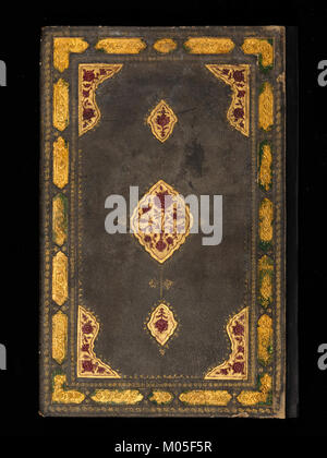 Manoscritto legato con preghiere di lode di imam "Ali TEM-14014-001 DP Foto Stock