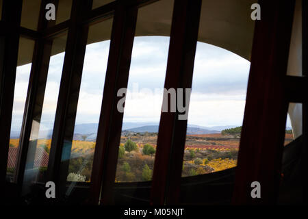 9 novembre 2017 Hotel Marqués de Riscal, Elciego, Álava, Paese Basco, Spagna. Foto di James Sturcke | sturcke.org Foto Stock