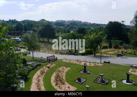 Brighton e Preston cimitero e Downs crematorio (da sopportare strada) (Agosto 2013) Foto Stock