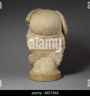 Testa di marmo di Zeus Ammon incontrato DP160857 Foto Stock