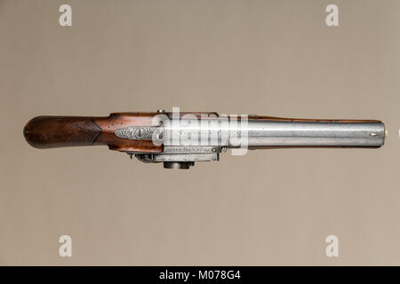 Invertiti Flintlock Pistol incontrato LC-19 53 49-019 Foto Stock