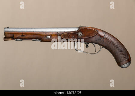 Invertiti Flintlock Pistol incontrato LC-19 53 49-037 Foto Stock