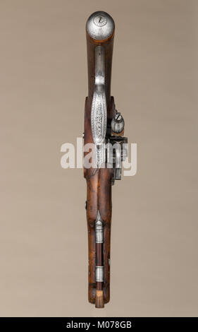 Invertiti Flintlock Pistol incontrato LC-19 53 49-045 Foto Stock