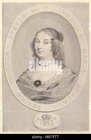 Ludovica Maria Gonzaga, regina di Polonia incontrato DP822416 Foto Stock