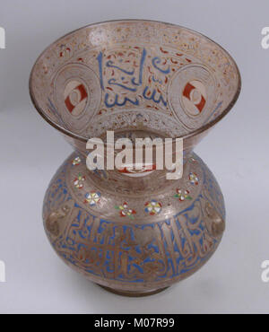 Lampada della moschea di Amir Ahmad al-Mihmandar incontrato sf91-1-1534un Foto Stock