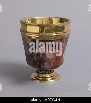 Jasper Cup con supporti Gilded-Silver incontrato LC 2000 504-s 2 Foto Stock