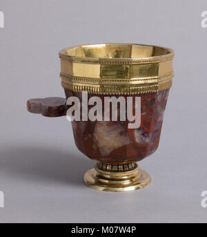 Jasper Cup con supporti Gilded-Silver incontrato LC 2000 504-s 3 Foto Stock