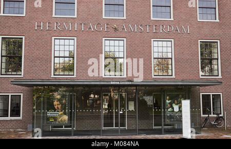 Hermitage Museum di Amsterdam, Paesi Bassi, situato nel classico edificio Amstelhof dal 1681 Foto Stock