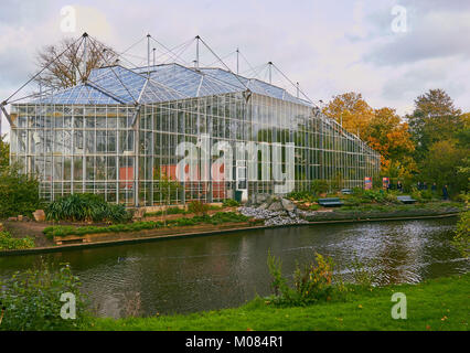 Hortus Botanicus giardino botanico, Plantage, Amsterdam, Paesi Bassi. Fondata nel 1638 per servire come aherb giardino per medici e oncia. Foto Stock